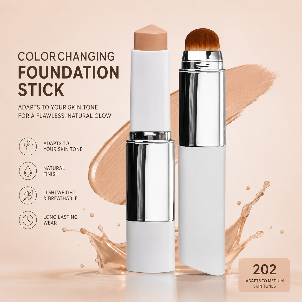 Color Changing Foundation Stick